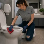 Toiletbril schoonmaken