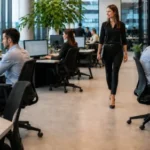 Werken in een kantoor dat schoongemaakt wordt door BesteSchoonmaak in Ede